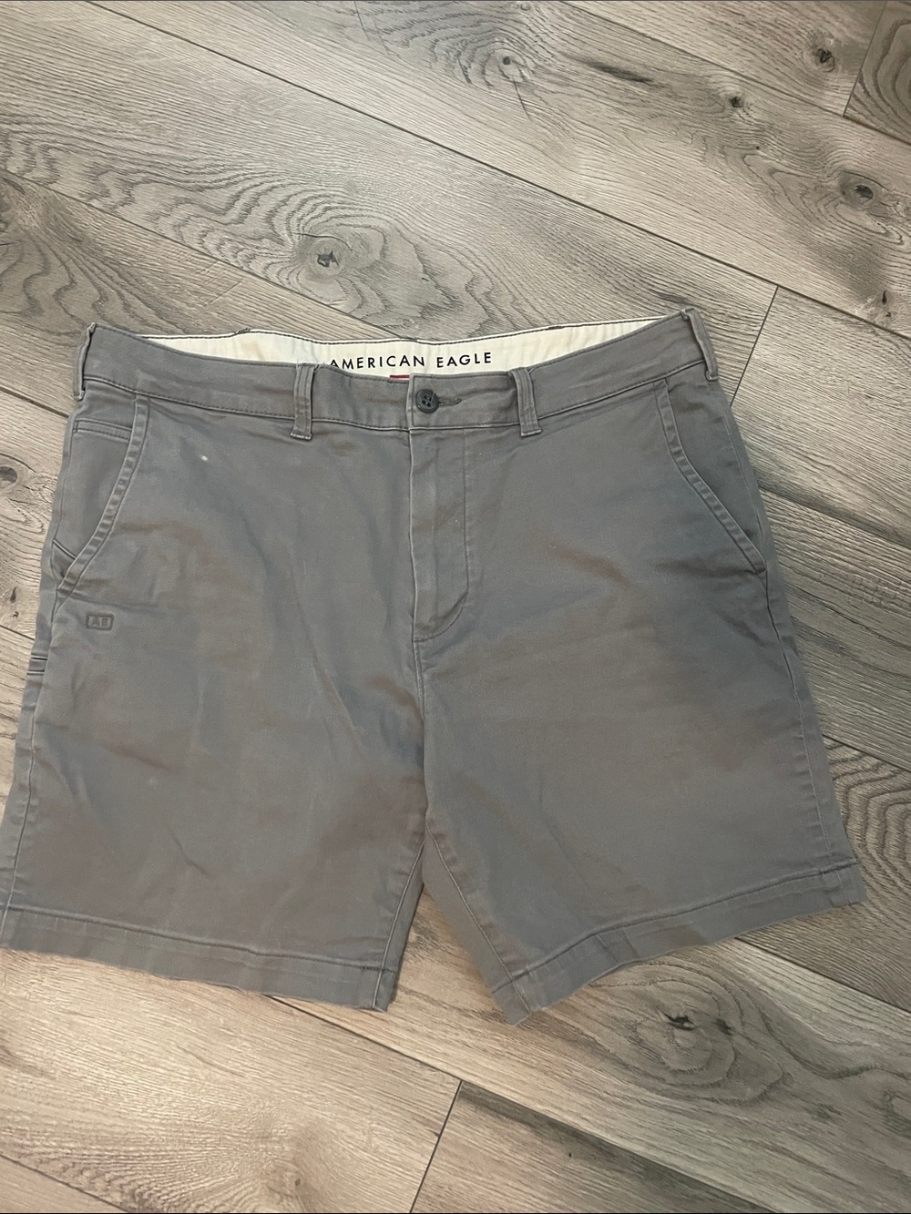 American Eagle Outfitters Men's Charcoal  Shorts